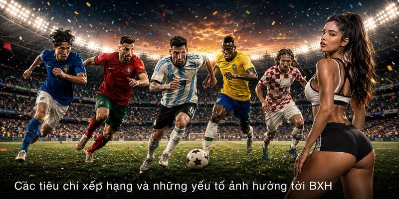 Các tiêu chí xếp hạng và những yếu tố ảnh hưởng tới BXH