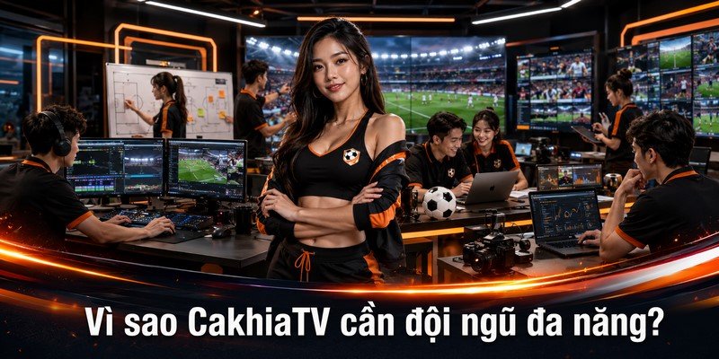 Vì sao CakhiaTV cần đội ngũ đa năng?