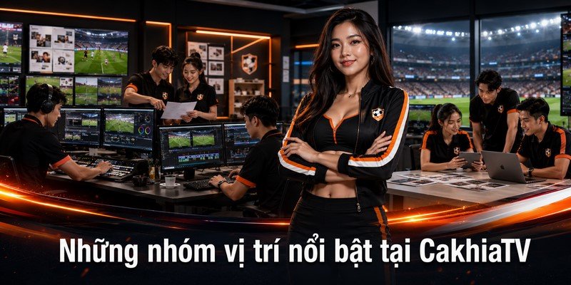 Những nhóm vị trí nổi bật tại CakhiaTV
