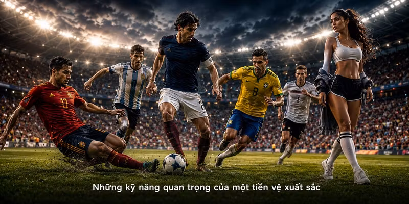 Những kỹ năng quan trọng của một tiền vệ xuất sắc