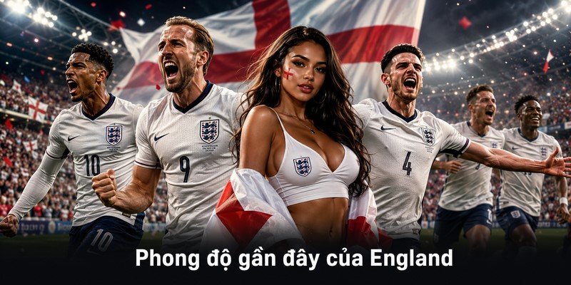 Phong độ gần đây của England