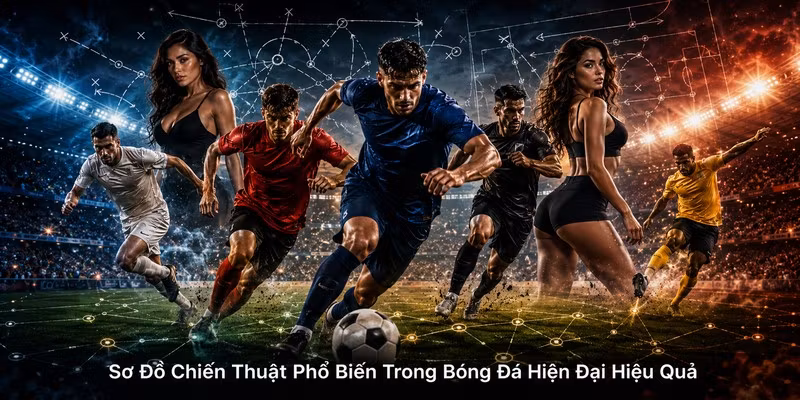 Sơ Đồ Chiến Thuật Phổ Biến Trong Bóng Đá Hiện Đại Hiệu Quả