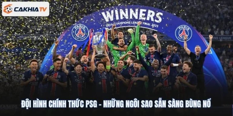 đội hình chính thức PSG