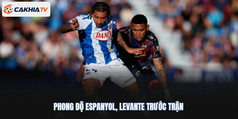 Phong độ Espanyol, Levante trước trận