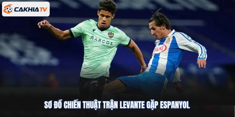 Sơ đồ chiến thuật trận Levante gặp Espanyol