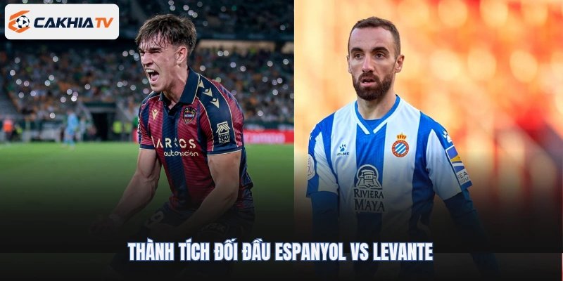 Thành tích đối đầu Espanyol vs Levante